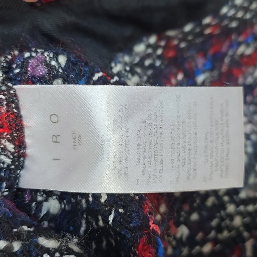 IRO RENT THE RUNWAY TWEED JACKET - Picture 6 of 7